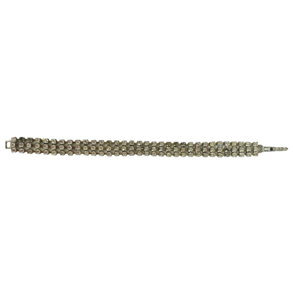 Rhinestone‎ Faux Stone Clasp Bling Bracelet Jewelry